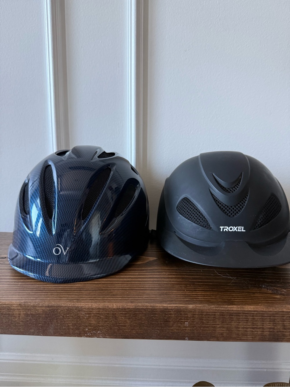 Black Women's Riding Helmet